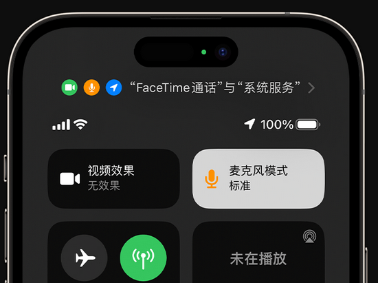 定兴苹果授权维修网点分享iPhone在通话时让你的声音更清晰 