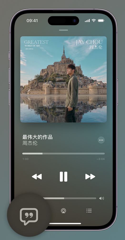 定兴iphone维修分享如何在iPhone上使用Apple Music全新唱歌功能 