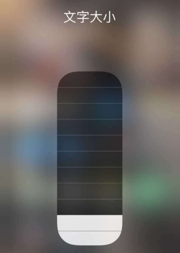 定兴苹果手机维修分享小技巧：在 iPhone 控制中心快速调节字体大小 