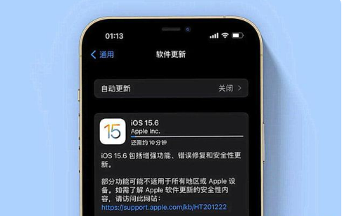 定兴苹果手机维修分享iOS 15.6续航怎么样 