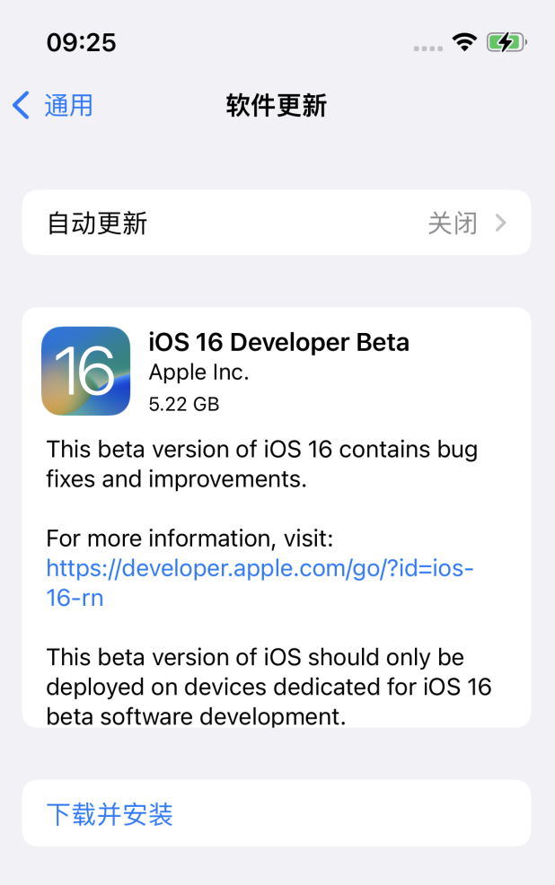 定兴苹果手机维修分享描述文件升级iOS 16方法教程 