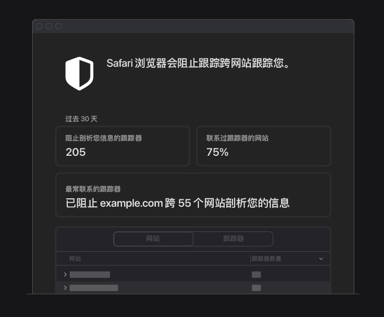 定兴苹果手机维修分享如何在 Safari 浏览器中查看和打开隐私报告 